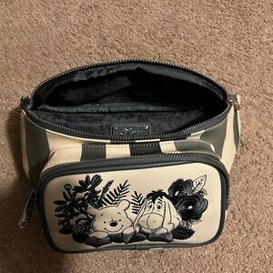 Disney Cream and Black Winnie the Pooh Fanny pack